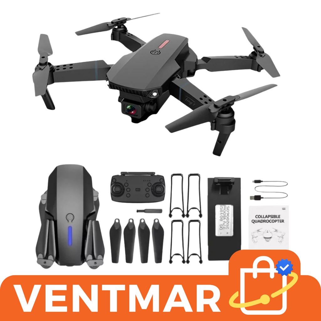 Drone E88 PRO Plegable con 2 Cámara 4K