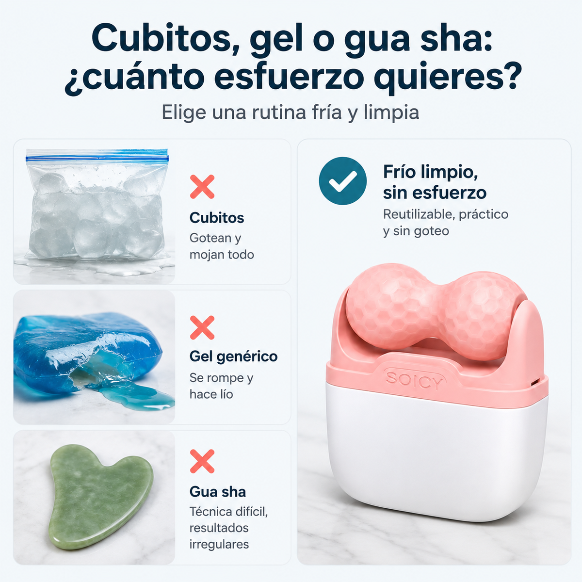Masajeador Ice Roller Facial - id8880 — vista 2