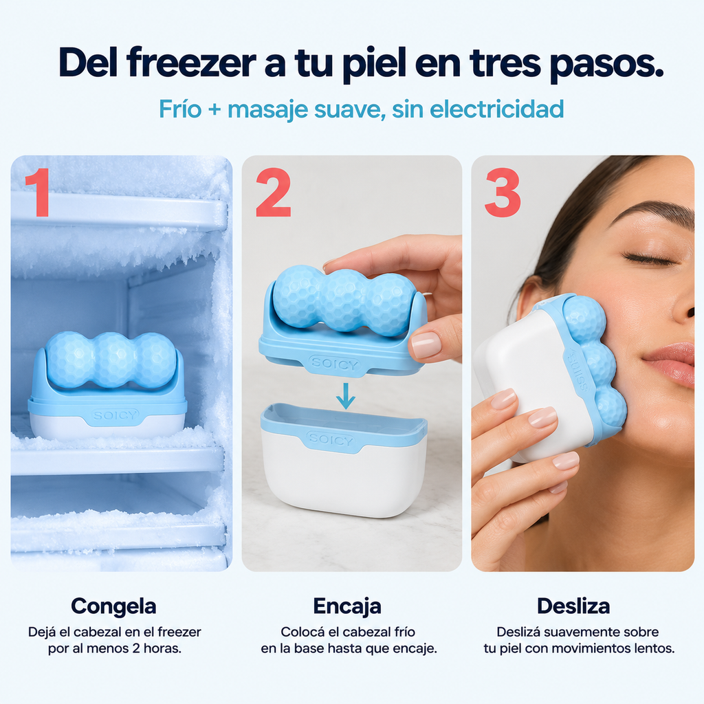 Masajeador Ice Roller Facial - id8880 — vista 4