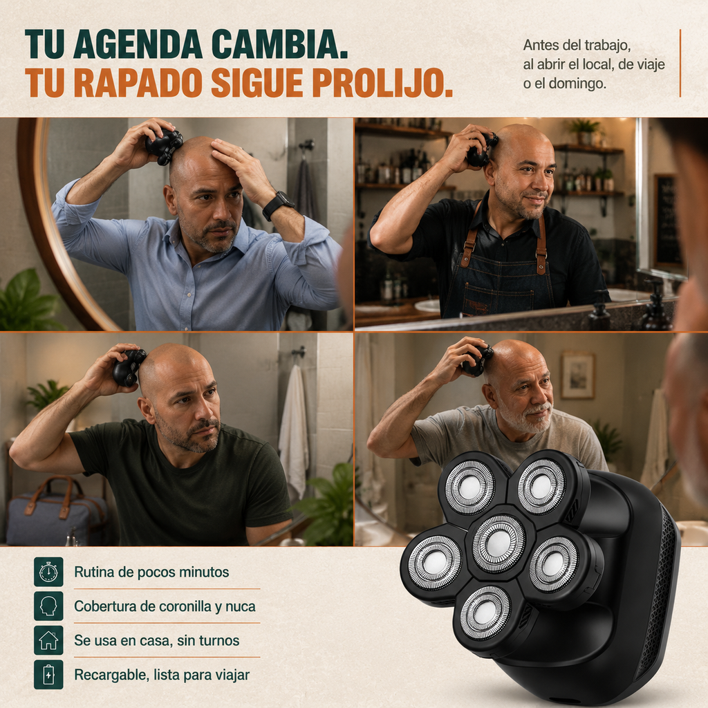 Afeitadora Electrica Rotativa For Calvo - 6043 — vista 5